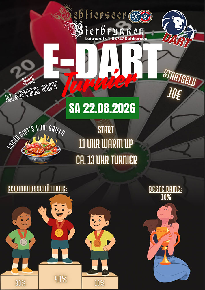 bierbrunnen dartturnier